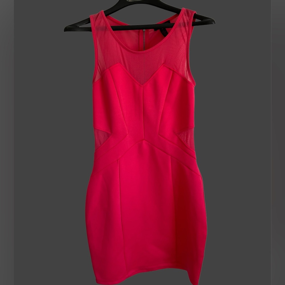 Hot Pink Body Con Dress